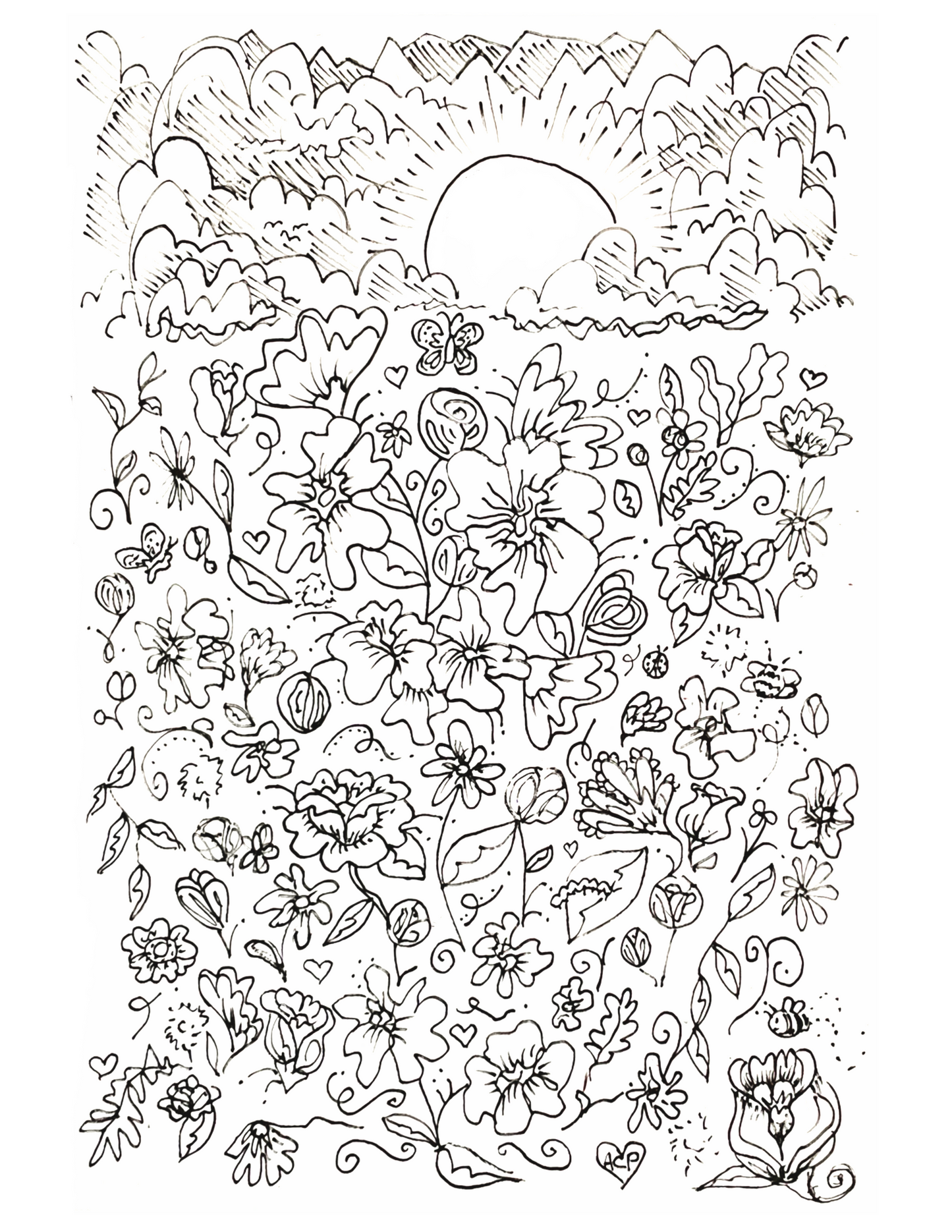 Digital Floral Print Download